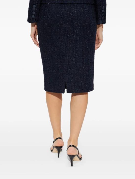 25SS 엠포리오 아르마니 미디 스커트 EW001453 AF12520 UB115 NIGHT SKY - EMPORIO ARMANI