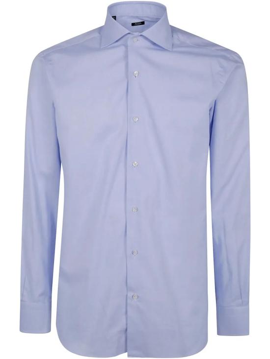 25SS 발바 긴팔 셔츠 I1U13P0147021U 02 LIGHT BLUE - BARBA