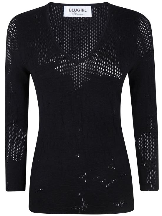 25SS 블루걸 스웨터 RA5011MS99E 22222 BLACK