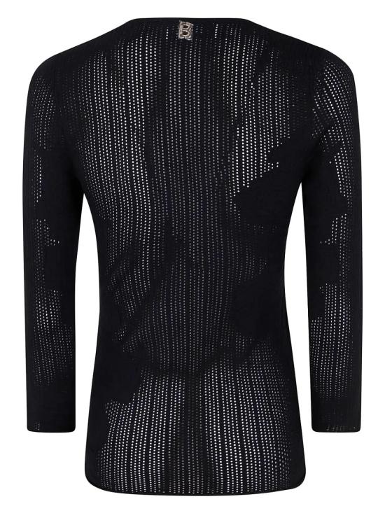 25SS 블루걸 스웨터 RA5011MS99E 22222 BLACK - BLUGIRL