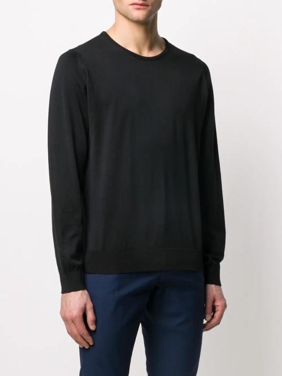 25SS 존스메들리 스웨터 HATFIELD 096 BLACK - JOHN SMEDLEY
