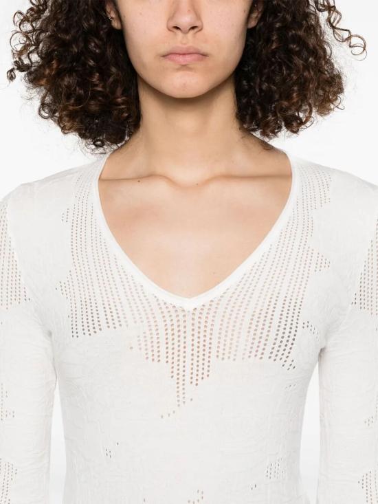 25SS 블루걸 스웨터 RA5011MS99E 14300 CHALK - BLUGIRL