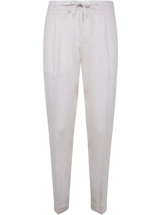 25SS 발바 스트레이트 팬츠 ROMA 48028 01 WHITE - BARBA