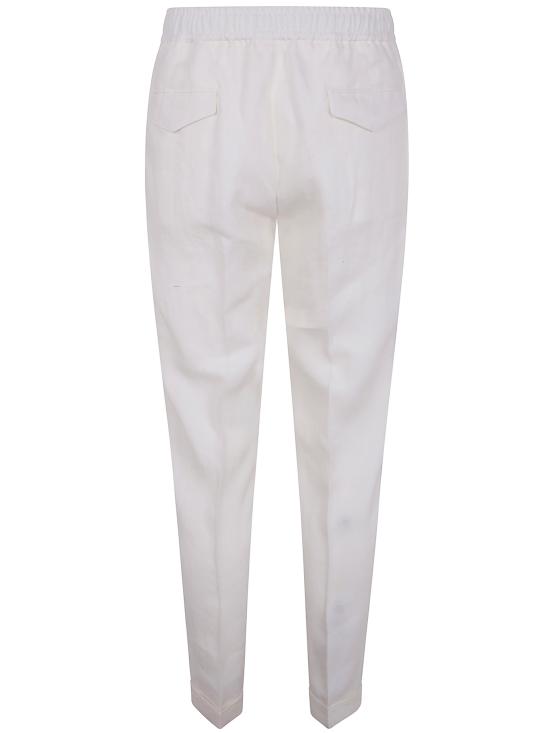 25SS 발바 스트레이트 팬츠 ROMA 48028 01 WHITE - BARBA