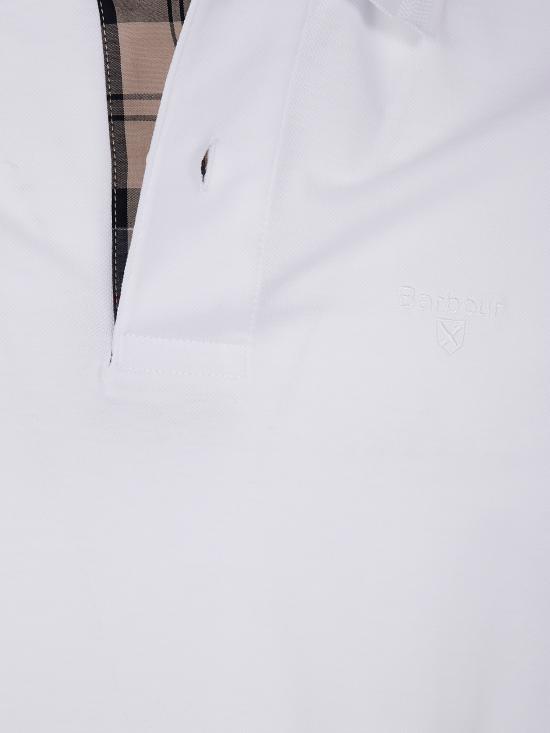 25SS 바버 폴로 티셔츠 MML1464 MML WH11 WHITE - BARBOUR