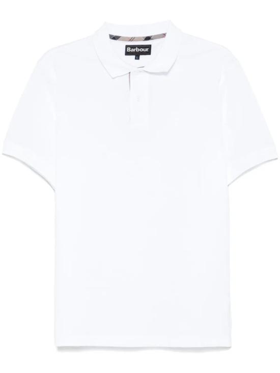 25SS 바버 폴로 티셔츠 MML1464 MML WH11 WHITE - BARBOUR