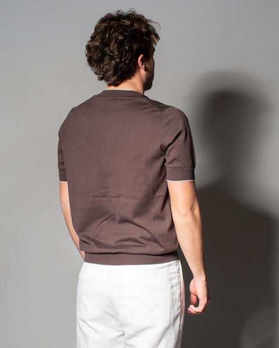 25SS 브루넬로 쿠치넬리 스웨터 M29805200 CKQ12 Testa di moro - BRUNELLO CUCINELLI