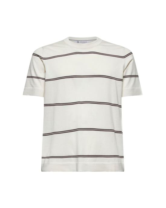 25SS 브루넬로 쿠치넬리 스웨터 M29805500 CTD66 Bianco marrone