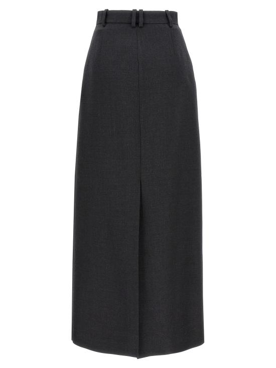 24FW 더로우 숏 스커트 8492W3470DCO Gray - THE ROW