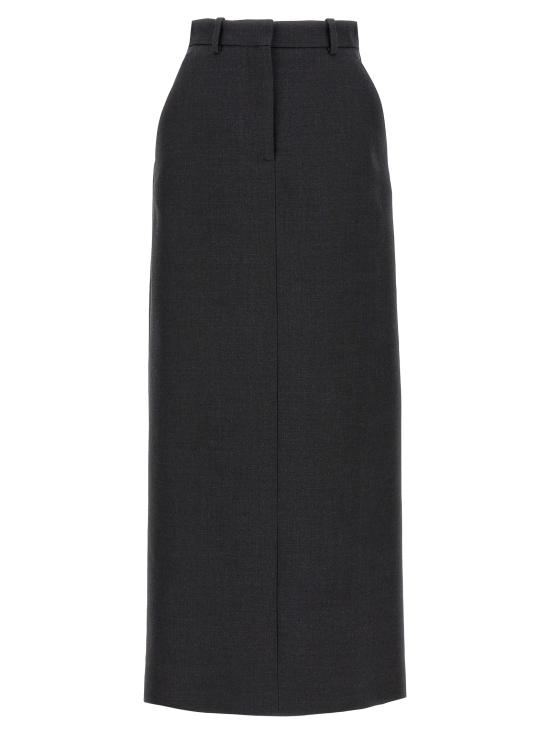 24FW 더로우 숏 스커트 8492W3470DCO Gray