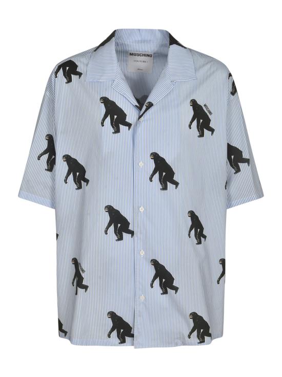 25SS 모스키노 반팔 셔츠 A0226 0258 1303