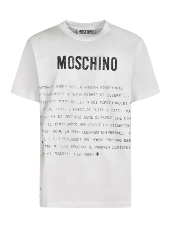 25SS 모스키노 반팔 티셔츠 A0717 0241 1001