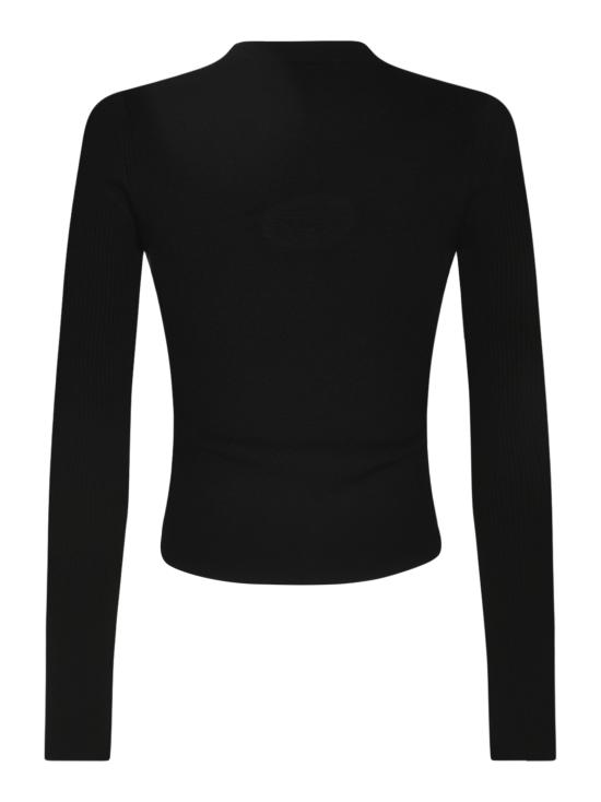 25SS 디젤 M-발라리 오발 D 립 니트 비스코스 블렌드 탑 A15328 0DLAX 9XX 9xx - DIESEL