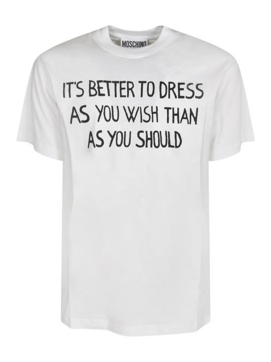 25SS 모스키노 반팔 티셔츠 J0716 0241 1001