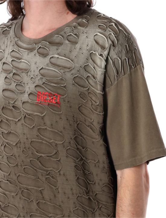 25SS 디젤 반팔 티셔츠 A17647 0SLBS 51F 51f - DIESEL