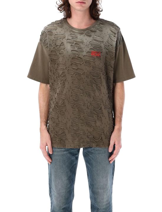 25SS 디젤 반팔 티셔츠 A17647 0SLBS 51F 51f