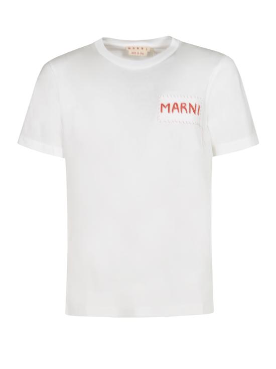 25SS 마르니 반팔 티셔츠 HUMU0198X0 UTC446 00W01 00w01