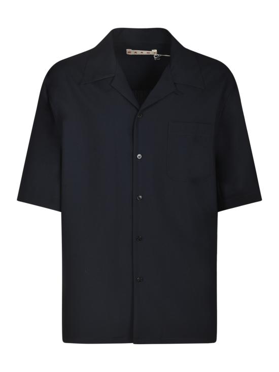 25SS 마르니 반팔 셔츠 CUMU0213A5 TW839 00B99 00b99