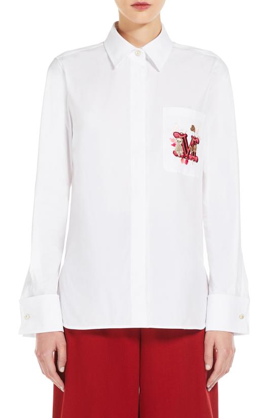 25SS 막스마라 셔츠 2511111011600 001 White - MAX MARA