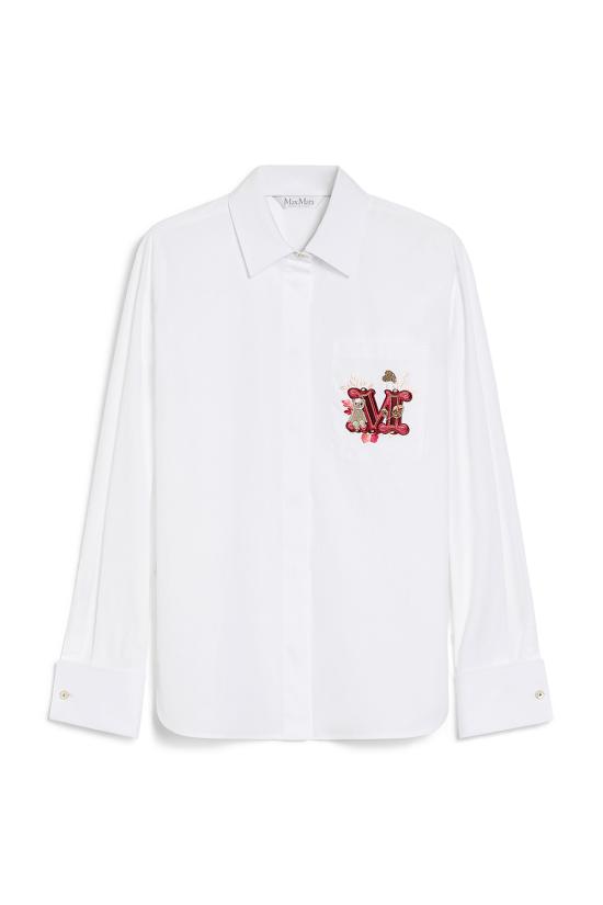 25SS 막스마라 셔츠 2511111011600 001 White