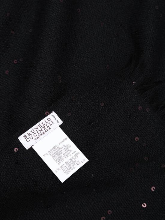 26FW 브루넬로 쿠치넬리 머플러/스카프 MSC915029C101 BLACK - BRUNELLO CUCINELLI