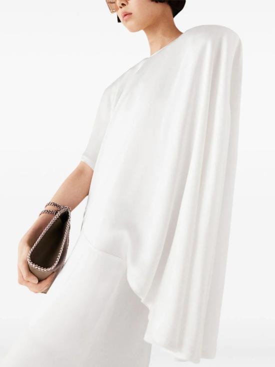 24FW 스텔라 맥카트니 미디 원피스 6A04463BU370 9200 CREAM - STELLA MCCARTNEY