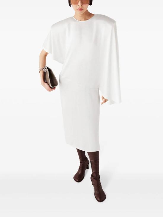 24FW 스텔라 맥카트니 미디 원피스 6A04463BU370 9200 CREAM - STELLA MCCARTNEY