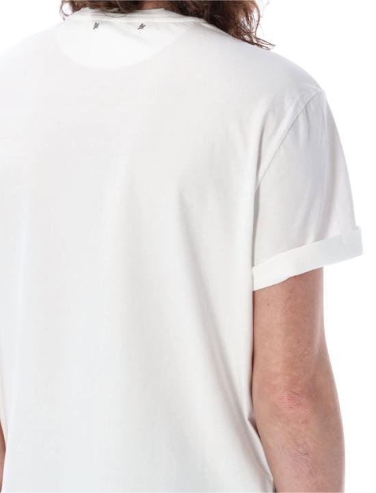 25SS 골든구스 반팔 티셔츠 GMP01220P000638 10363 VINTAGE WHITE - GOLDEN GOOSE