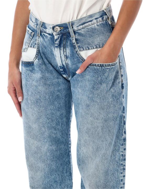 26FW 마르지엘라 컨트래스티드 포켓 스트레이트 진 S51LA0052S30513 470 MEDIUM WASH - MAISON MARGIELA