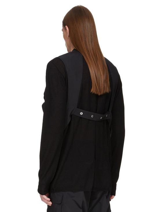 25SS 릭 오웬스 베스트 RU01E5767 TE 09 Black - RICK OWENS