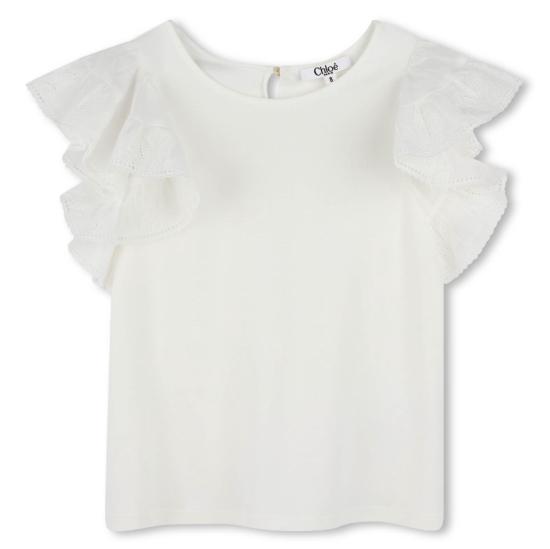 25SS [키즈] 끌로에 티셔츠 C20490 117 Cream
