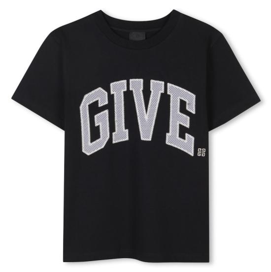 25SS [키즈] 지방시 티셔츠 H30738 09B Black