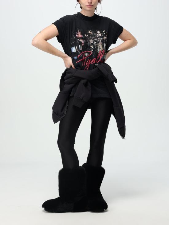 25SS 발렌시아가 후드 티셔츠 803264TRVB89034 BLACK DOM - BALENCIAGA