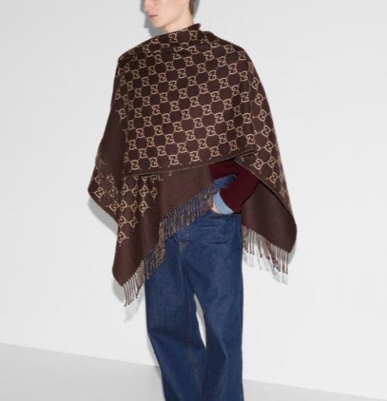 25SS 구찌 케이프 8178313G2002579 BEIGE DOM - GUCCI