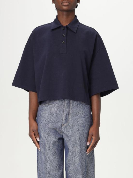 25SS 보테가베네타 폴로 티셔츠 820676V4Z004157 BLUE DOM