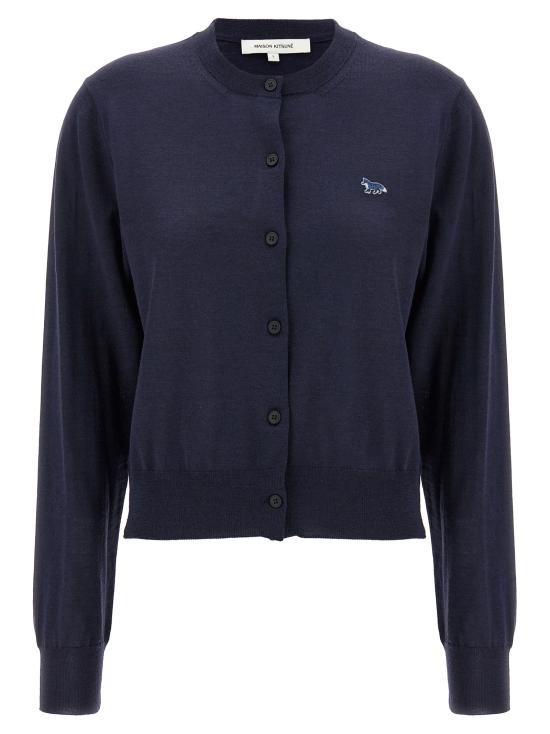 25SS 메종키츠네 베이비 폭스 패치 레귤러 가디건 MW00507KT1036P492 Blue