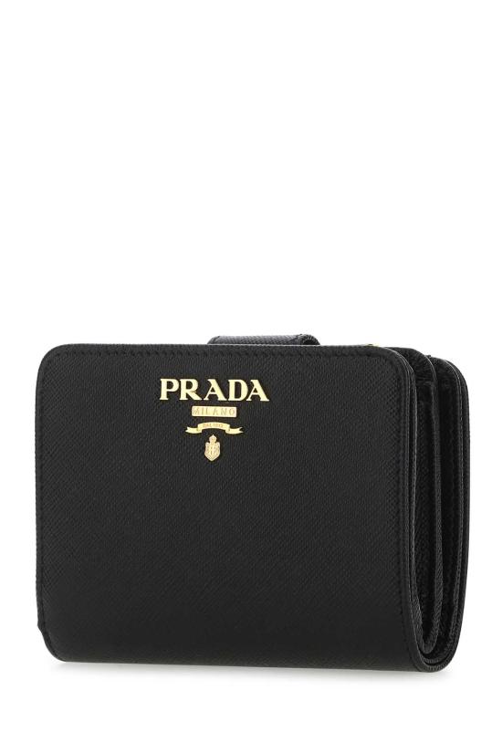 25FW 프라다 반지갑 1ML018QWAF0002 BLACK DOM - PRADA