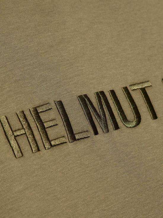  헬무트랭 로고 티셔츠 O04HM599 F0X FOX OLIVE DOM - HELMUT LANG