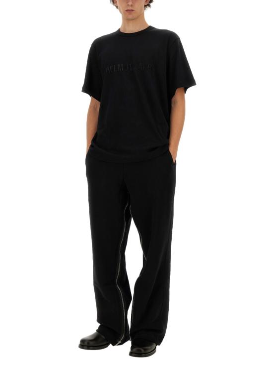  헬무트랭 로고 티셔츠 O04HM599 001 BLACK DOM - HELMUT LANG