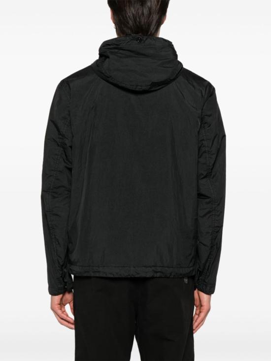 25SS 스톤 아일랜드 크링클랩스 R-NY 안트 드롭 후디드 자켓 K1S154100092S0A23V0029 BLACK DOM - STONE ISLAND