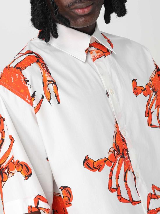 25SS 엠에스지엠 반팔 셔츠 3840ME12257051 01 White - MSGM