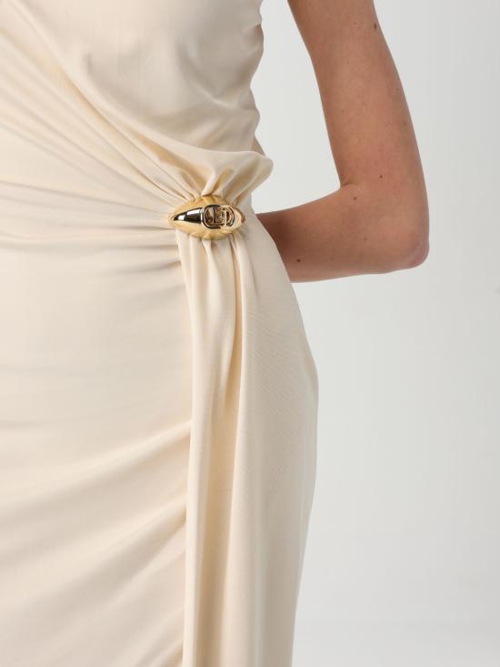 25FW 엘리자베타프랜치 롱 원피스 ABR05 193 Butter - ELISABETTA FRANCHI