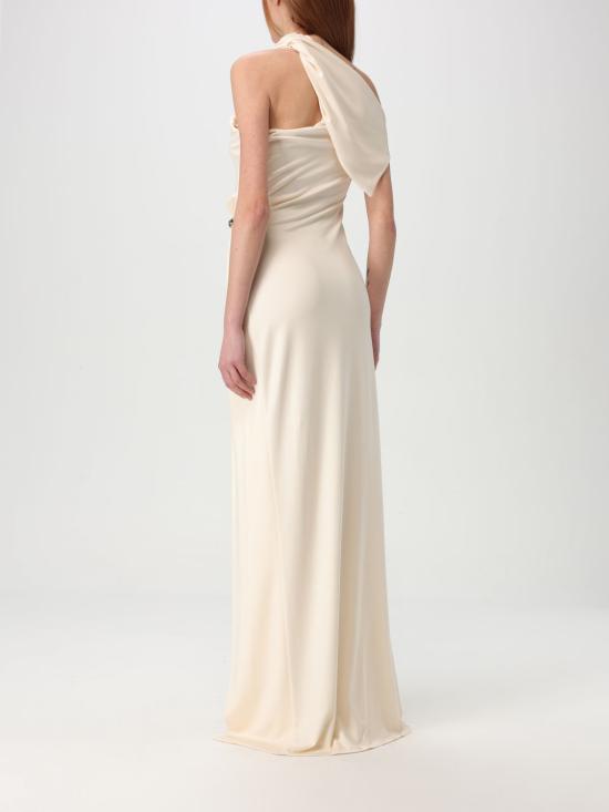 25FW 엘리자베타프랜치 롱 원피스 ABR05 193 Butter - ELISABETTA FRANCHI