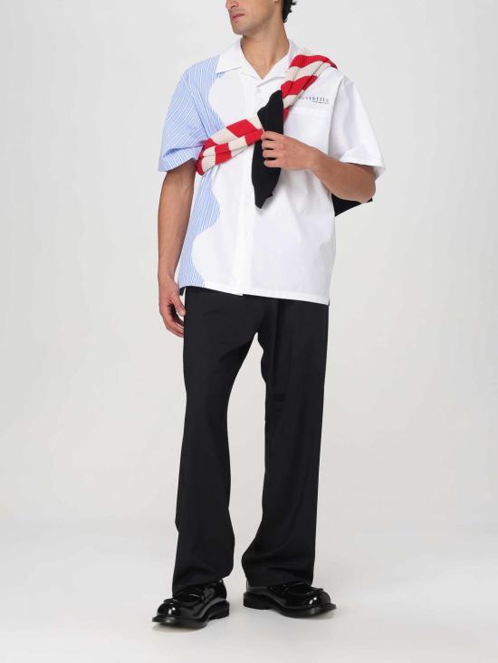 25SS 엠에스지엠 반팔 셔츠 3840ME02XY257100 01 White - MSGM