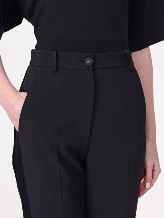 25FW 엘리자베타프랜치 스트레이트 팬츠 PA086 110 Black - ELISABETTA FRANCHI