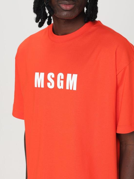 25SS 엠에스지엠 반팔 티셔츠 3840MM109257002 17 Red - MSGM