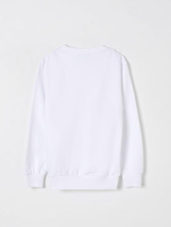 25FW [키즈] 발망 풀오버 BW4P10Z0114 100 White - BALMAIN