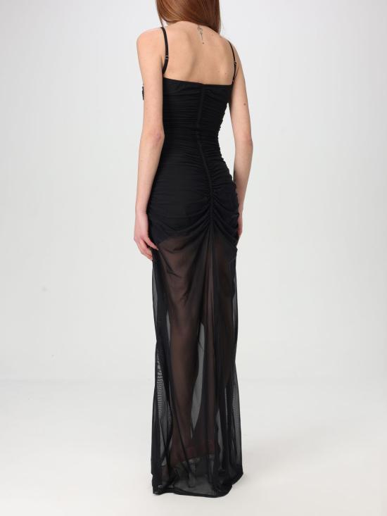 25FW 디젤 롱 원피스 A161240BMBC 9XX Black - DIESEL