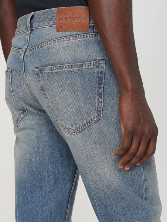 25FW 알렉산더 맥퀸 데님 팬츠 814645QYAA9 4211 Blue - ALEXANDER MCQUEEN