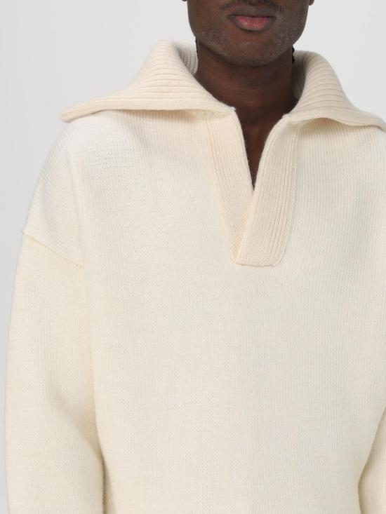  보테가베네타 스웨터 804792V4PA0 9317 Yellow Cream - BOTTEGA VENETA